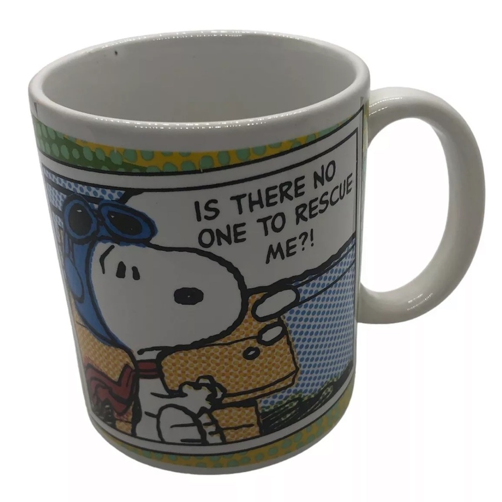 Peanuts Snoopy Mug 10 fl oz Pilot Ceramic Coffee Mug Gibson Charlie Brown